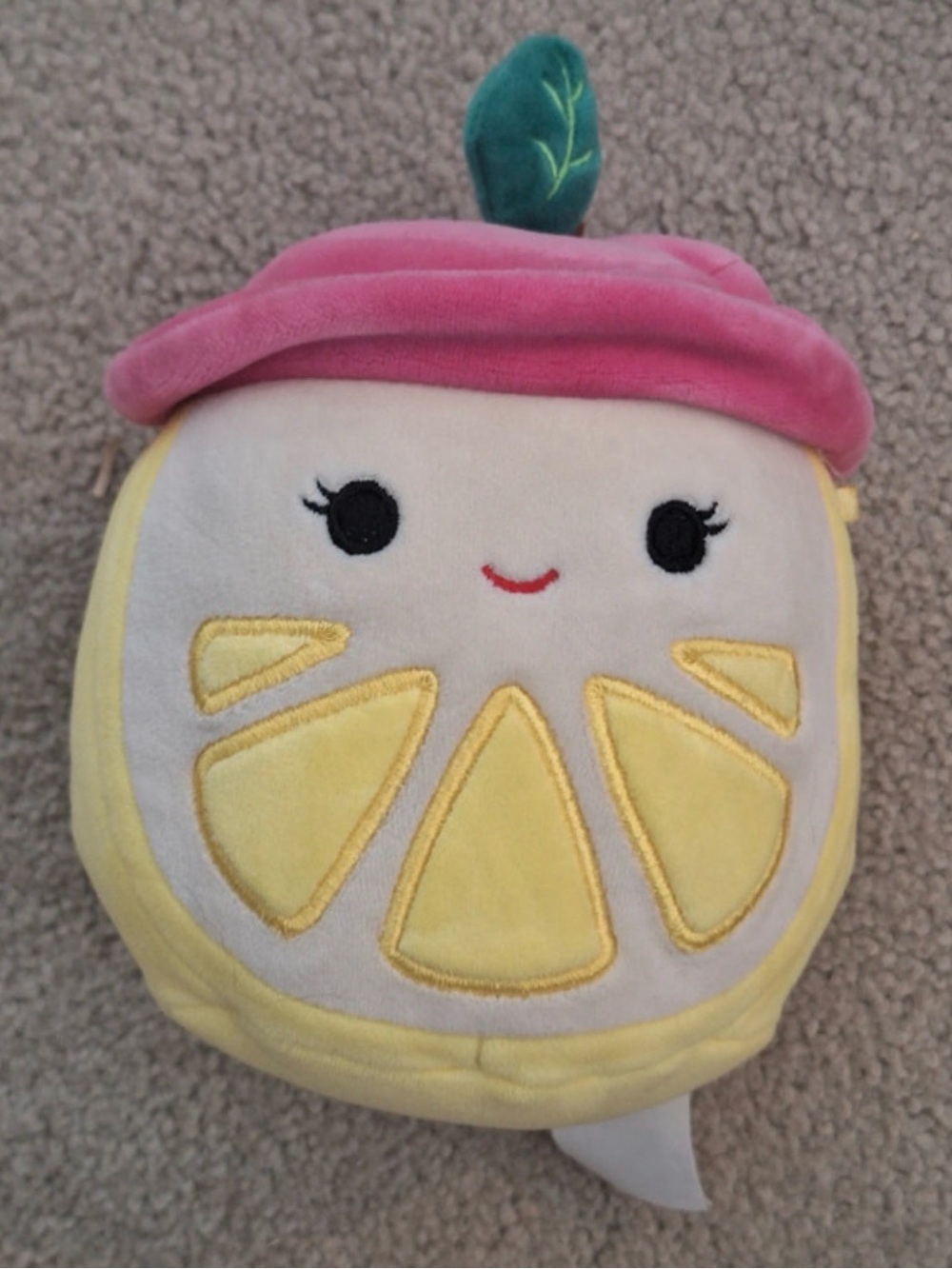 Squishmallows Purple Blue Blueberry Plush with Flower Accent - Picture 3 of 4
